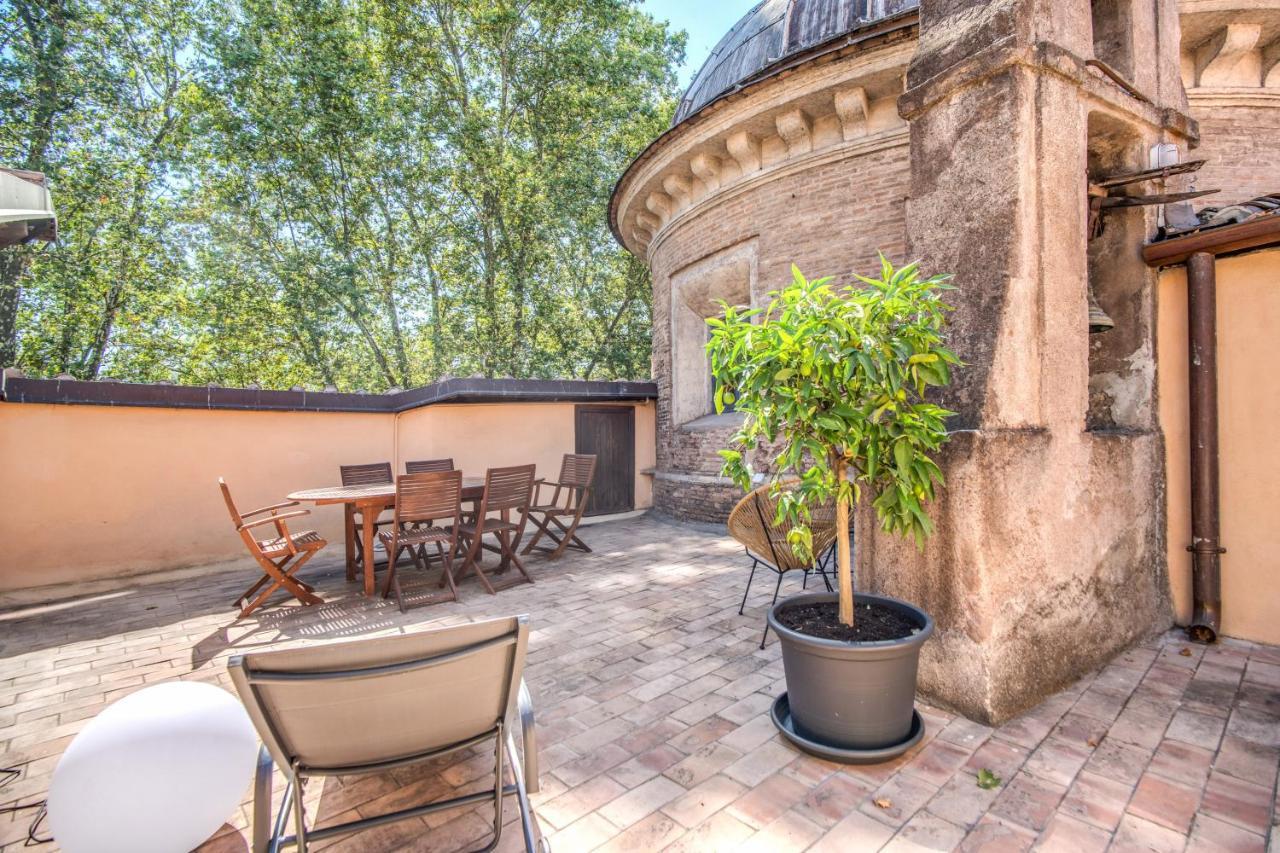Sant'eligio Attic With Exclusive Terrace Campo Di Fiori Appartement